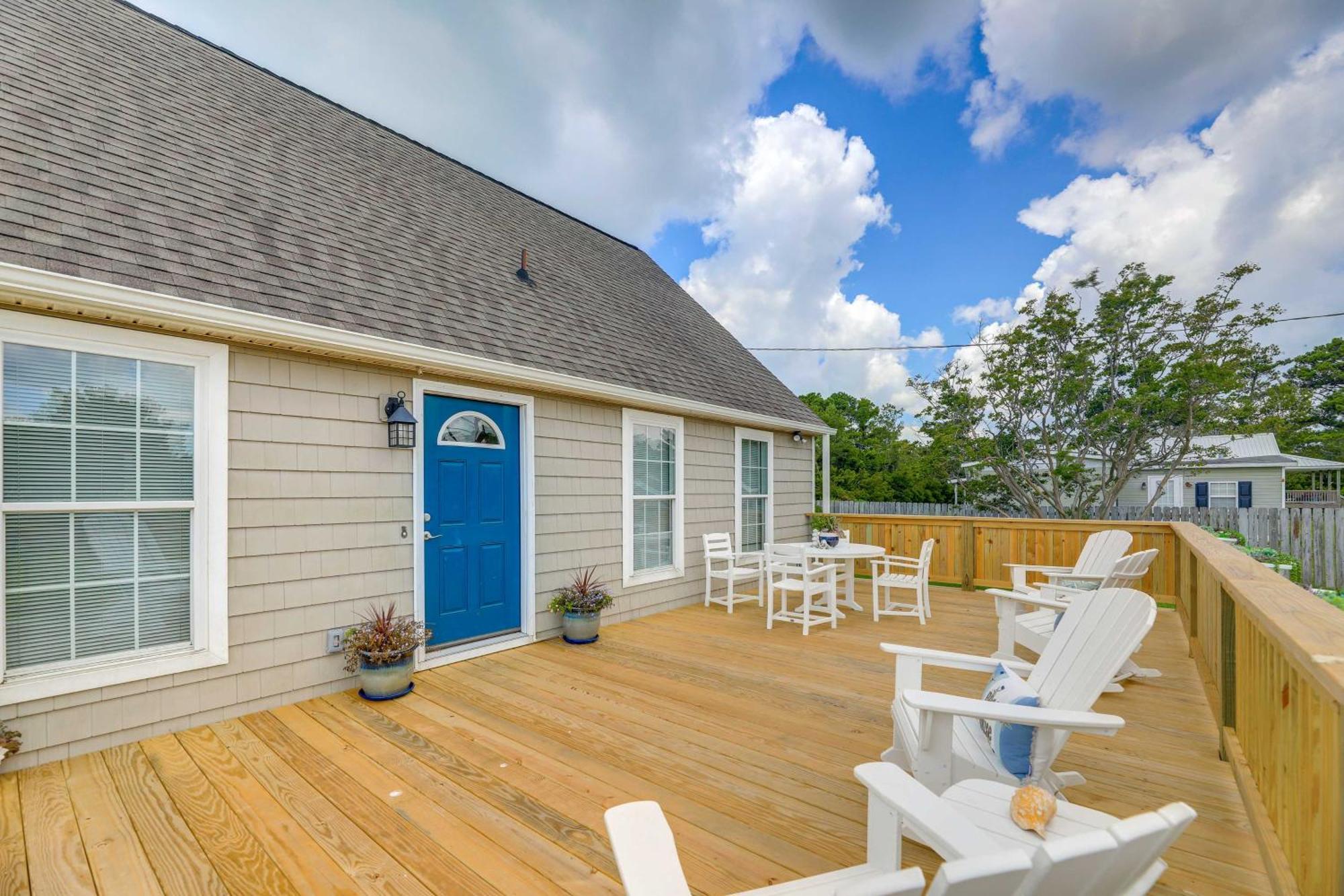 The Willowberry House With Deck And Grill! Harkers Island Exteriör bild