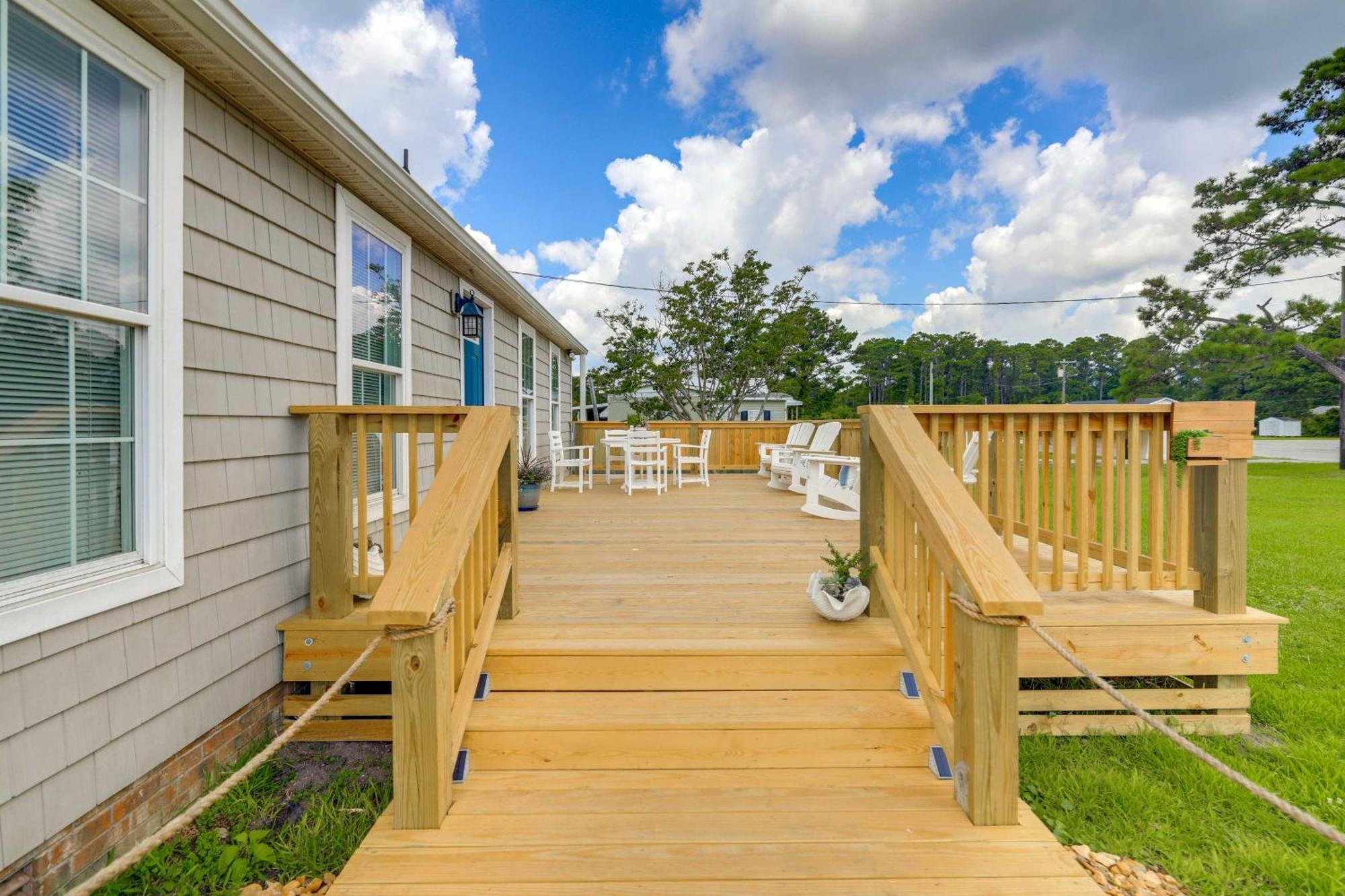 The Willowberry House With Deck And Grill! Harkers Island Exteriör bild