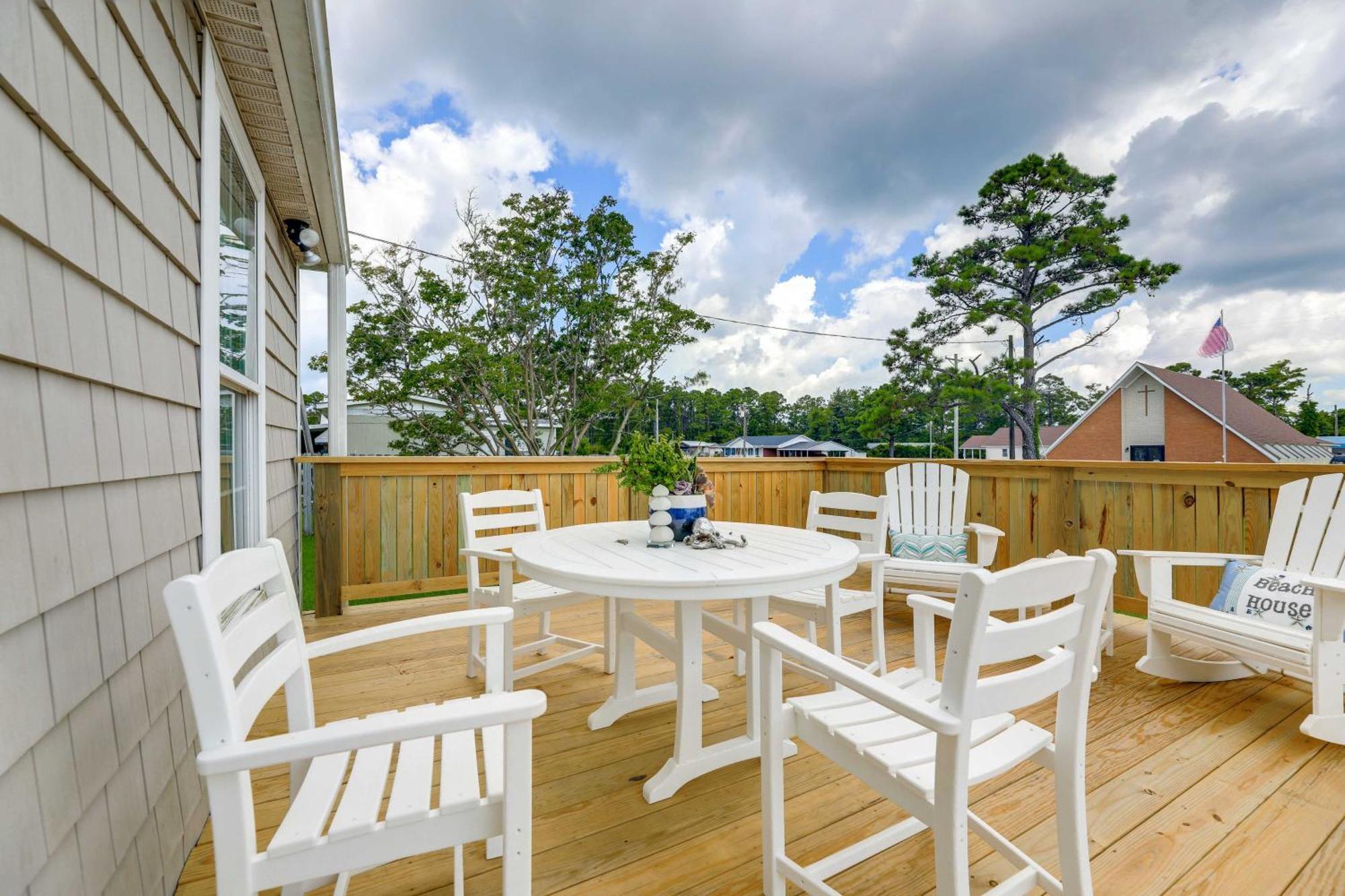 The Willowberry House With Deck And Grill! Harkers Island Exteriör bild