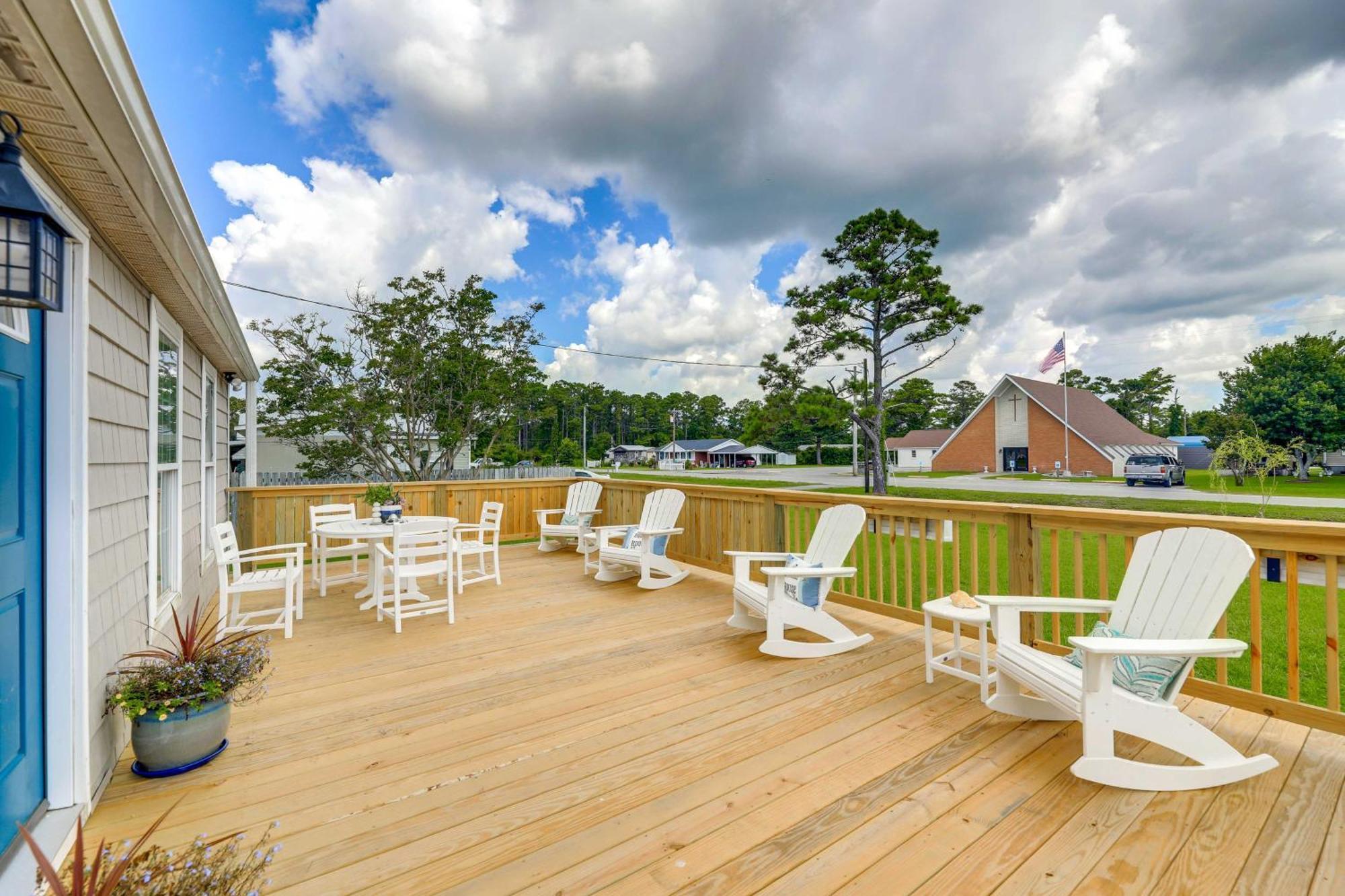 The Willowberry House With Deck And Grill! Harkers Island Exteriör bild